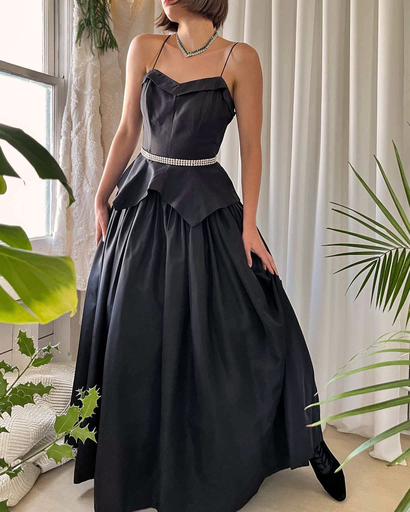 Michelle Lavaughn Belted Peplum Dress – SAFIRA